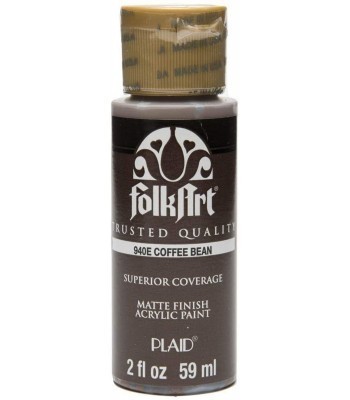 Plaid FolkArt Acrylic Paint - Coffee Bean 2oz
